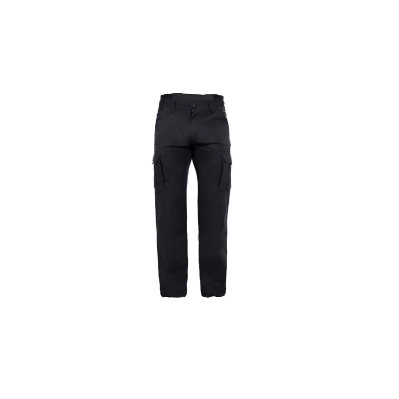 Pantalón Multibolsillos Strech Negro