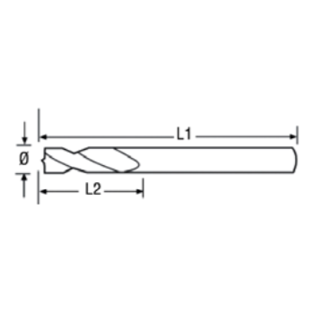 Ref. 0540 418 - Broca para Puntos de Soldadura “Futura” para Vario drill HSS-CO + TIALN
