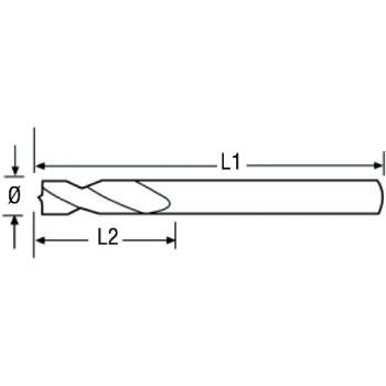 Ref. 0539 316 - Broca Punto de Soldadura Vario Drill HSS-CO-TIN