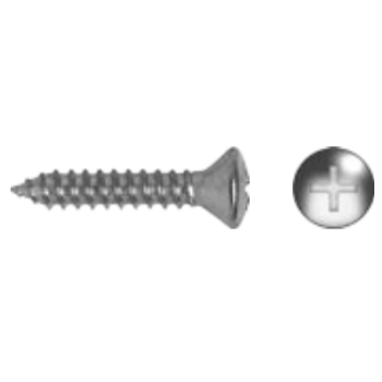 FAM. 0970 0107 - Tornillo Rosca Chapa, Cabeza Avellanada Gota de Sebo (DIN 7983)