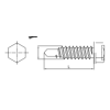 FAM. 0970 0210 - Tornillo Autoperforante Cabeza Hexagonal (Din 7504-K)