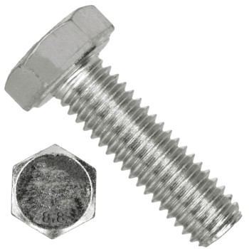 FAM. 0017 - Tornillo Métrico Cabeza Hexagonal  (DIN 933)  CINCADO