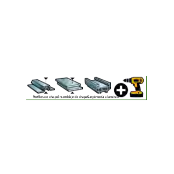 FAM. 0970 0204 - Tornillo Autoperforante, Cabeza Extraplana, Phillips