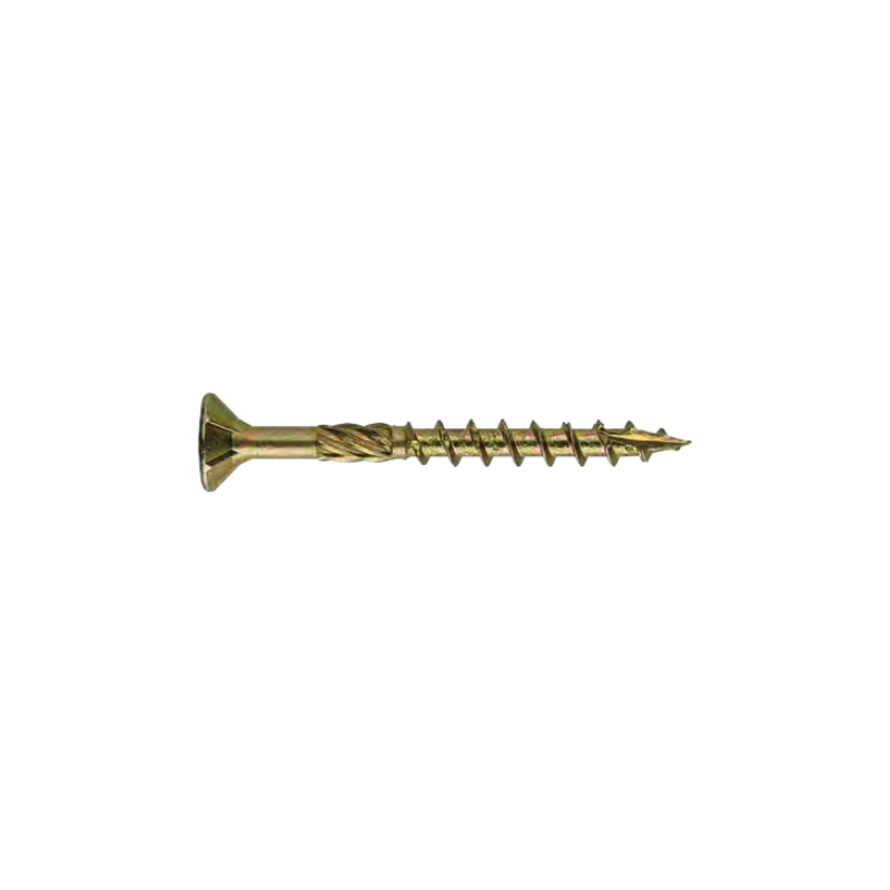 FAM. 0970 0408 - Tirafondos para Madera, Cabeza Avellanada, Huella TX, Autotaladrantes Punta “Type 17”