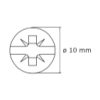 FAM. 0970 0512 - Tornillo Métrico Tirador