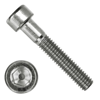 FAM. 0022 - Tornillo Allen Cincado  (DIN 912) Calidad 8.8