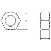 Ref. 0117 018 - Tuerca hexagonal calidad 8 (DIN 934)
