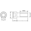 FAM. 0010 - Tornillo Allen Pavonado  (DIN 912) Calidad 8.8