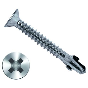 Ref. 0053 42 32 - Tornillo autoperforante alado philips, cincado