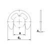Ref. 0290 32 - Anillo de seguridad lateral (DIN 6799)