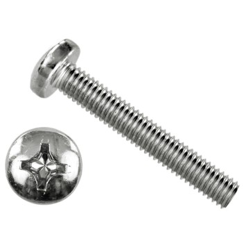 FAM. 0011 - Tornillo cabeza alomada, philips, cincado (DIN 7985)
