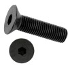 FAM. 0013 - Tornillo métrico pavonado cilíndrico cabeza avellanada allen (DIN 7991)