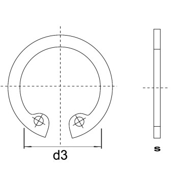 Ref. 0292 360 - Anillo de seguridad “seeger” interior(DIN 472)