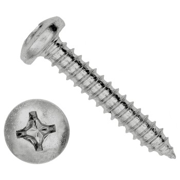 FAM. 0035 - Tornillo Rosca Chapa Cilíndricos Philips, cincado (DIN 7981)