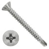 FAM. 0052 - Tornillo Autoperforante Cabeza Avellanada Philips, Negro (DIN 7504-P)