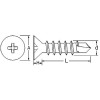 Ref. 0053 42 25 - Tornillo autoperforante alado philips, cincado