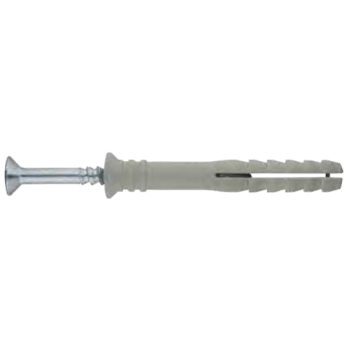 Ref. 0970 070245025 - Taco Clavable de Nylon Premontado, Poliamida 6.6, Cabeza Avellanada