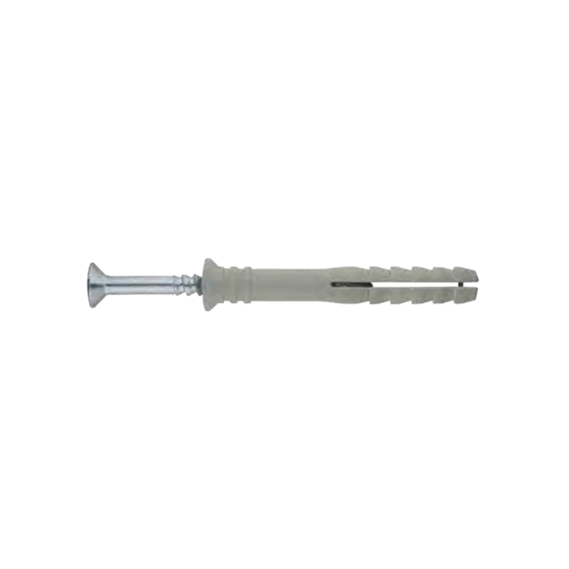 Ref. 0970 070245025 - Taco Clavable de Nylon Premontado, Poliamida 6.6, Cabeza Avellanada