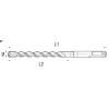 Ref. 0970 1107204110 - Broca Cyclone SDS-PLUS Construcción