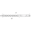 Ref. 0970 1107305110 - Brocas Hurricane Multiaristas SDS-PLUS Construcción