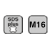 Ref. 0970 120810350 - Adaptador SDS-PLUS para Corona M16