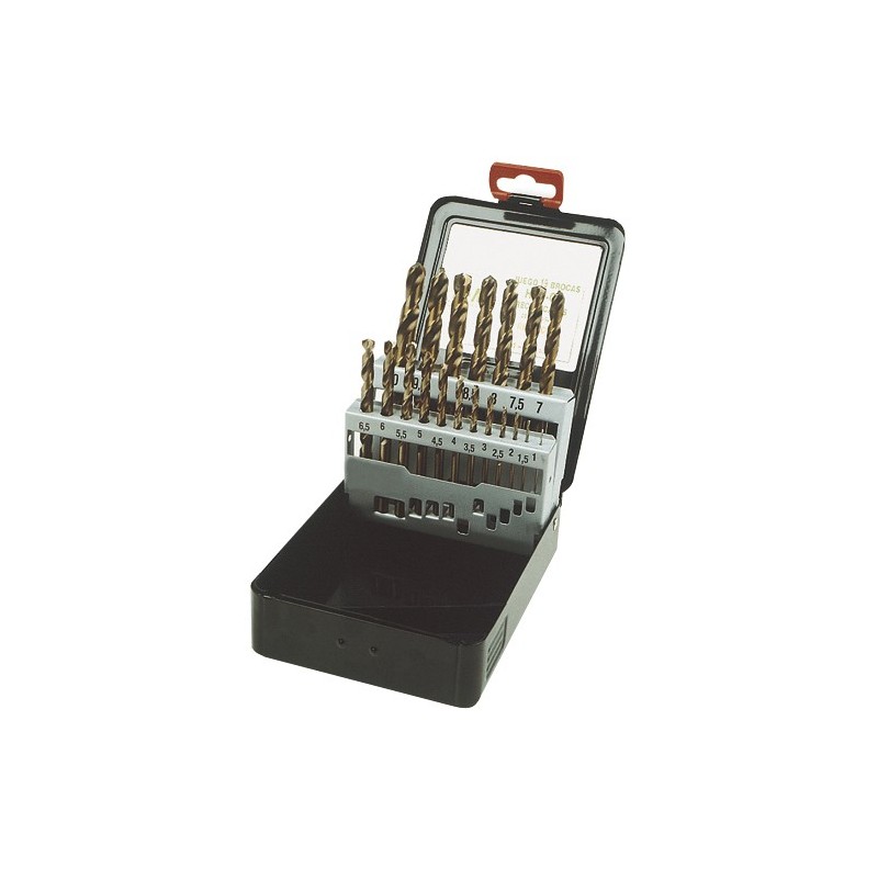 Ref. 0534 001 - Conjunto Broca Metal HSS Alto Rendimiento “Speedmaster”, 19 uds.