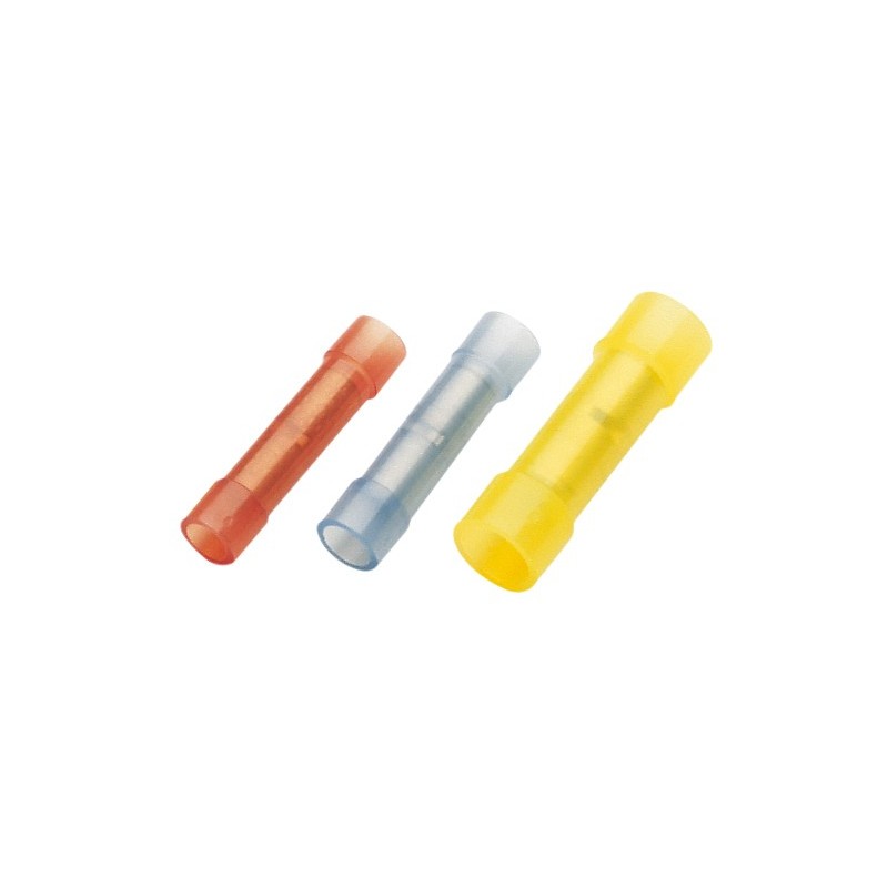 Ref. 0410 214 - Terminales cilíndricos AMARILLOS sección de cable 6,64 mm2