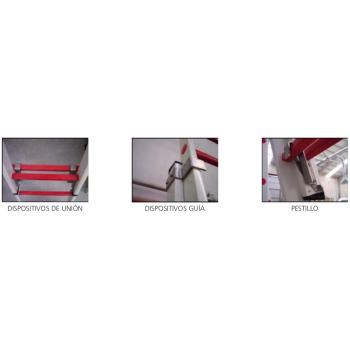 Ref. 0970 171501010 - Escalera Extensible de Fibra de Vidrio. Extensión Manual