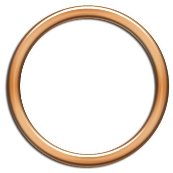 Ref. 0252 8 14 - Arandelas de Cárter Cobre + Fibra  DIN 7603  FORMA C