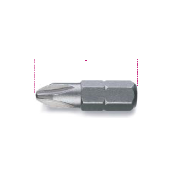 Ref. 008610213 - Puntas de 1/4 para Tornillos con Huella de Cruz Phillips