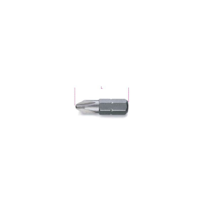 Ref. 008610213 - Puntas de 1/4 para Tornillos con Huella de Cruz Phillips