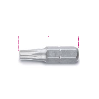 Ref. 008610450 - Puntas de 1/4 para Tornillos con Huella Torx