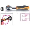 Ref. 900/58 - Carraca con cabeza giratoria 1/4" 52d