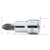 Ref. 910PH - Vaso con punta Phillips 3/8"