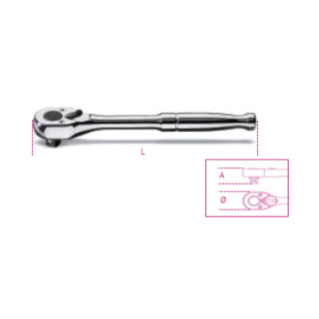 Ref. 910M/55 - Carraca estándar metal 3/8" 48d