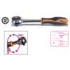 Ref. 910/58 - Carraca con cabeza giratoria 3/8" 52d