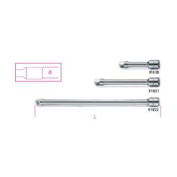 Ref. 910/… - Extensión estándar 3/8" 75-250 mm