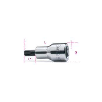Ref. 920XZN - Vaso con Punta XZN 1/2"