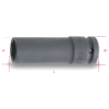 Ref. 720LS - Vaso impacto 1/2” hexagonal Largo métrico pared fina