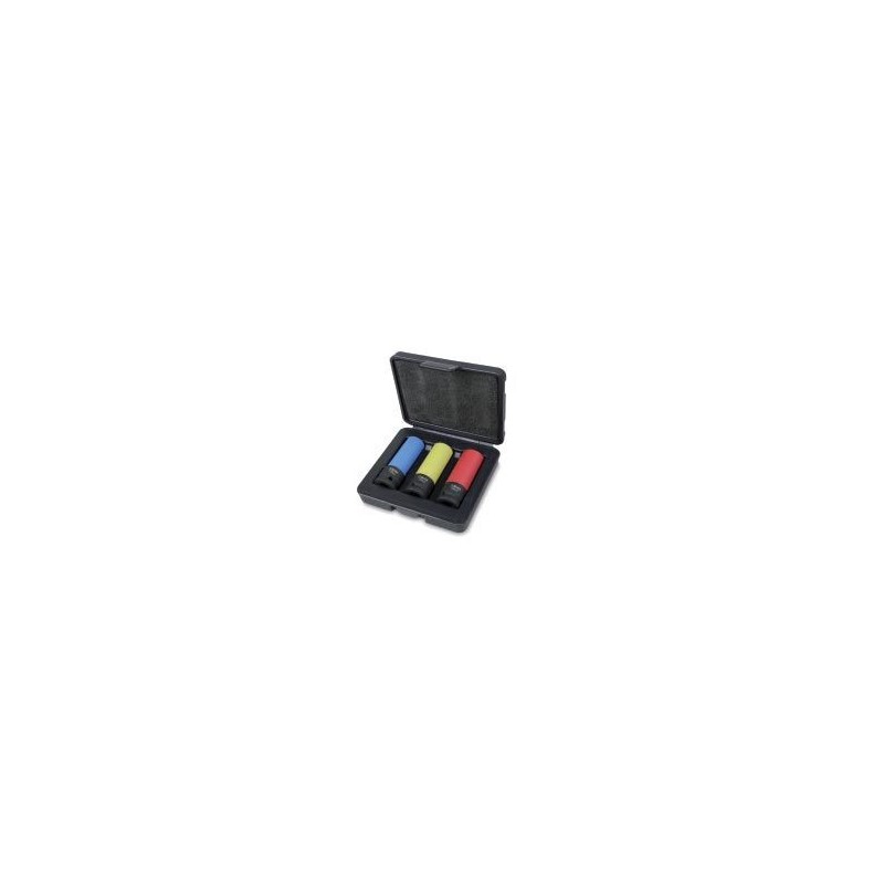 Ref. 720LC/C3 - Juego Vasos impacto 1/2” para llantas aluminio