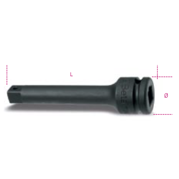 Ref. 720/21 - Alargadera impacto 1/2” 125 mm