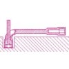 Ref. 933 - Llaves de pipa dobles hexagonales