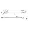 Ref. 42AS - Llave combinada en pulgadas
