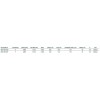 Ref. 0997 322 000 - Llave Impacto1 " Recta M-38 3.150 nm Eje Corto