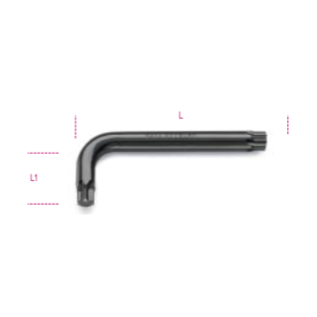 Ref. 97TX - Llave macho acodada huella Torx