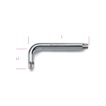 Ref. 98XZN - Llave acodada huella XZN