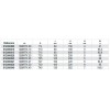 Ref. 1208RTX - Llaves macho con mango para tornillos con huella Torx inviolable