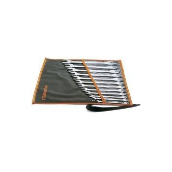 Ref. 55/B - Juego en bolsa de llaves fijas de dos bocas abiertas