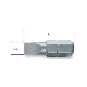 Ref. 861LP - Puntas de 1/4 para tornillos con cabeza ranurada