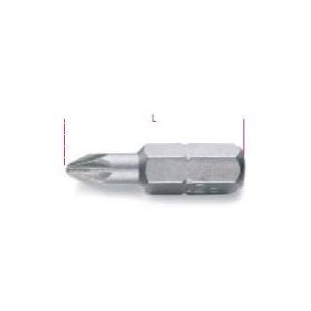 Ref. 861PZ - Puntas de 1/4 para tornillos con huella de cruz Pozidriv-Supadriv